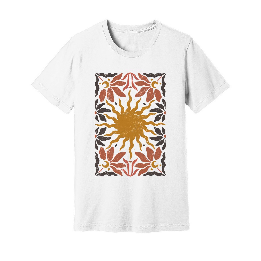 Boho Mystical Wild Flowers T-Shirt - Rue Mentana
