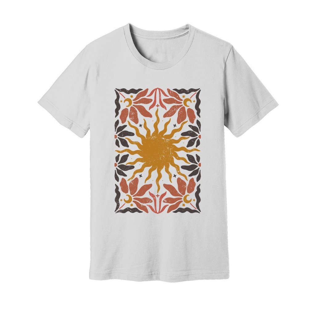 Boho Mystical Wild Flowers T-Shirt - Rue Mentana