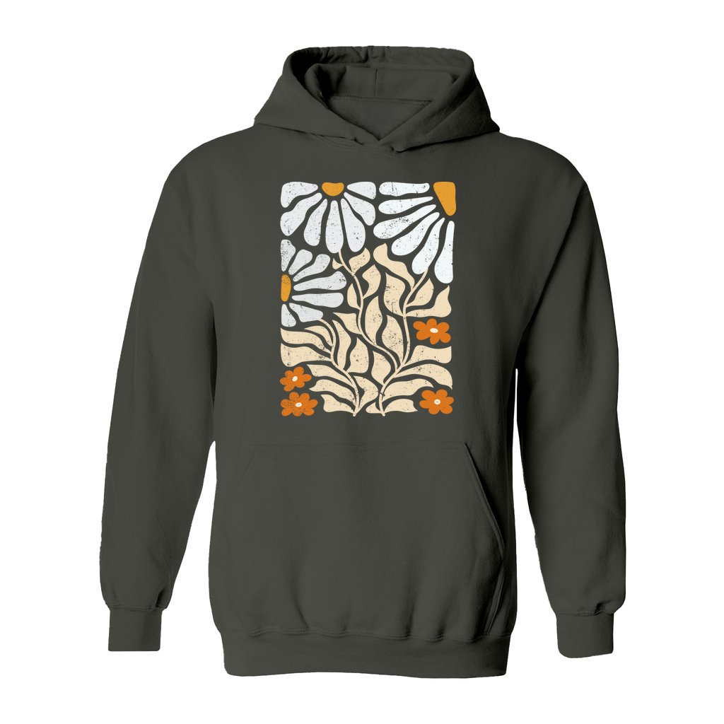 Matisse Style Wild Flowers Hoodie - Rue Mentana