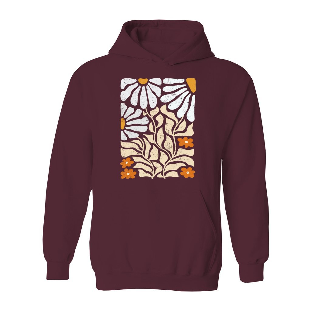 Matisse Style Wild Flowers Hoodie - Rue Mentana