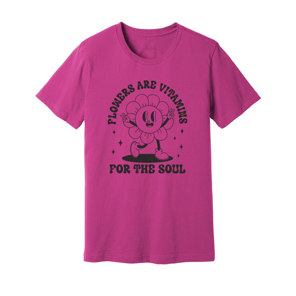 Flowers Are Vitamins T-Shirt - Rue Mentana
