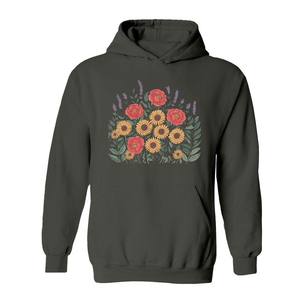 Wild Flowers Bouquet Hoodie - Rue Mentana