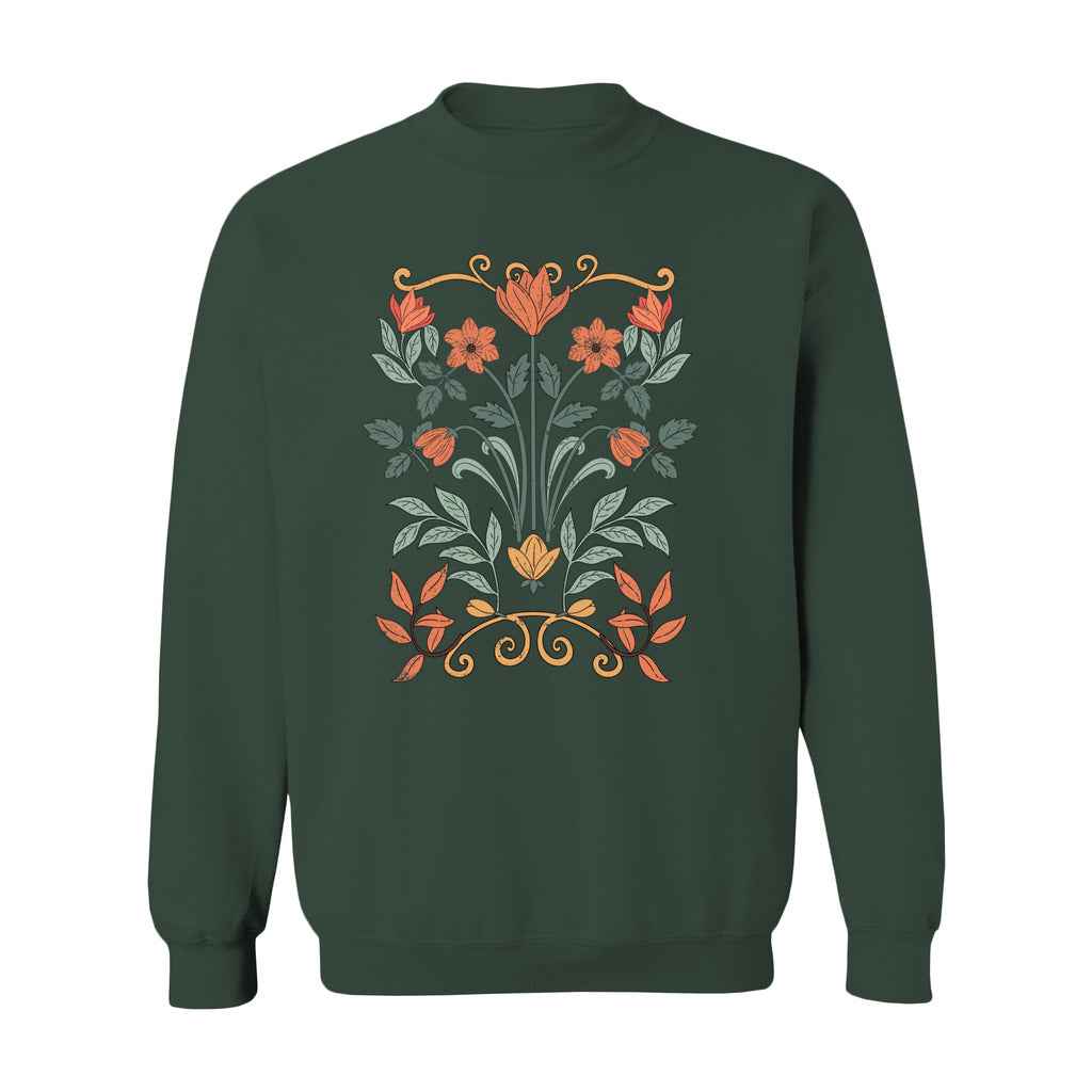 Floral Art Nouveau Sweatshirt
