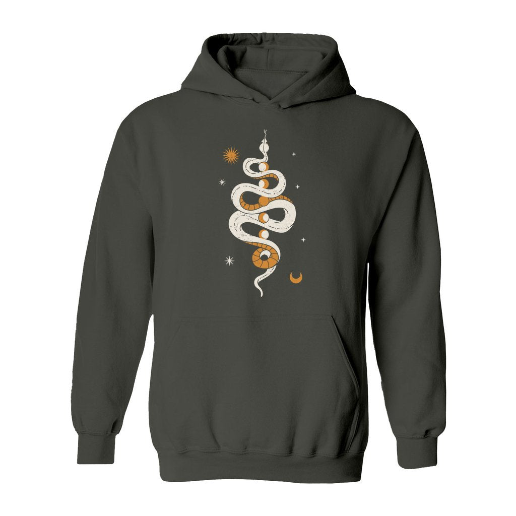 Snake, Stars and Moon Hoodie - Rue Mentana