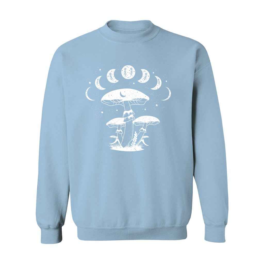 Mystical Mushrooms with Moon Phases Sweatshirt