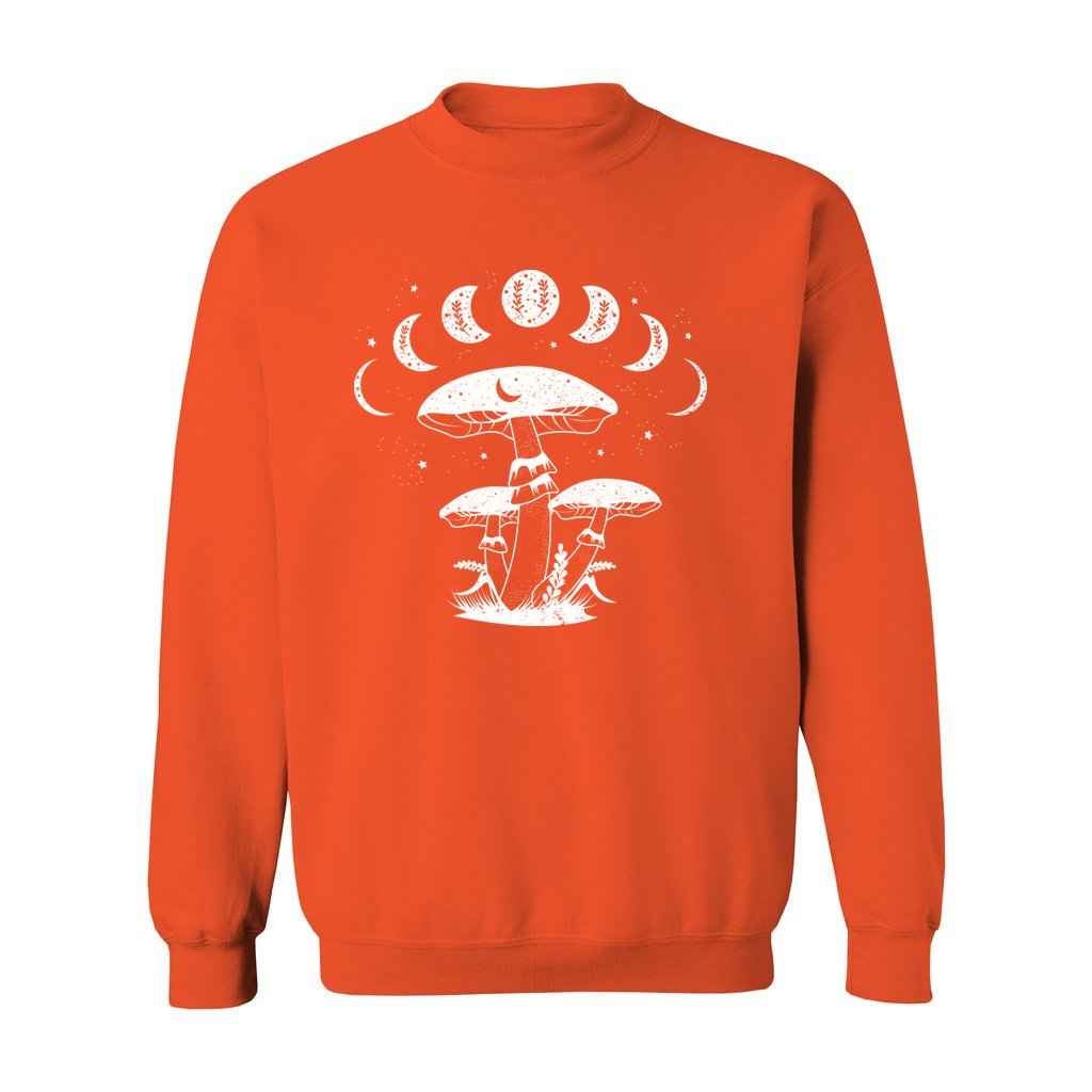 Mystical Mushrooms with Moon Phases Sweatshirt
