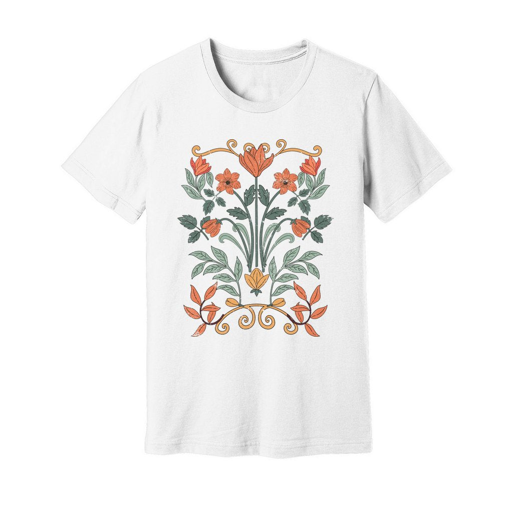 Floral Art Nouveau T-Shirt - Rue Mentana