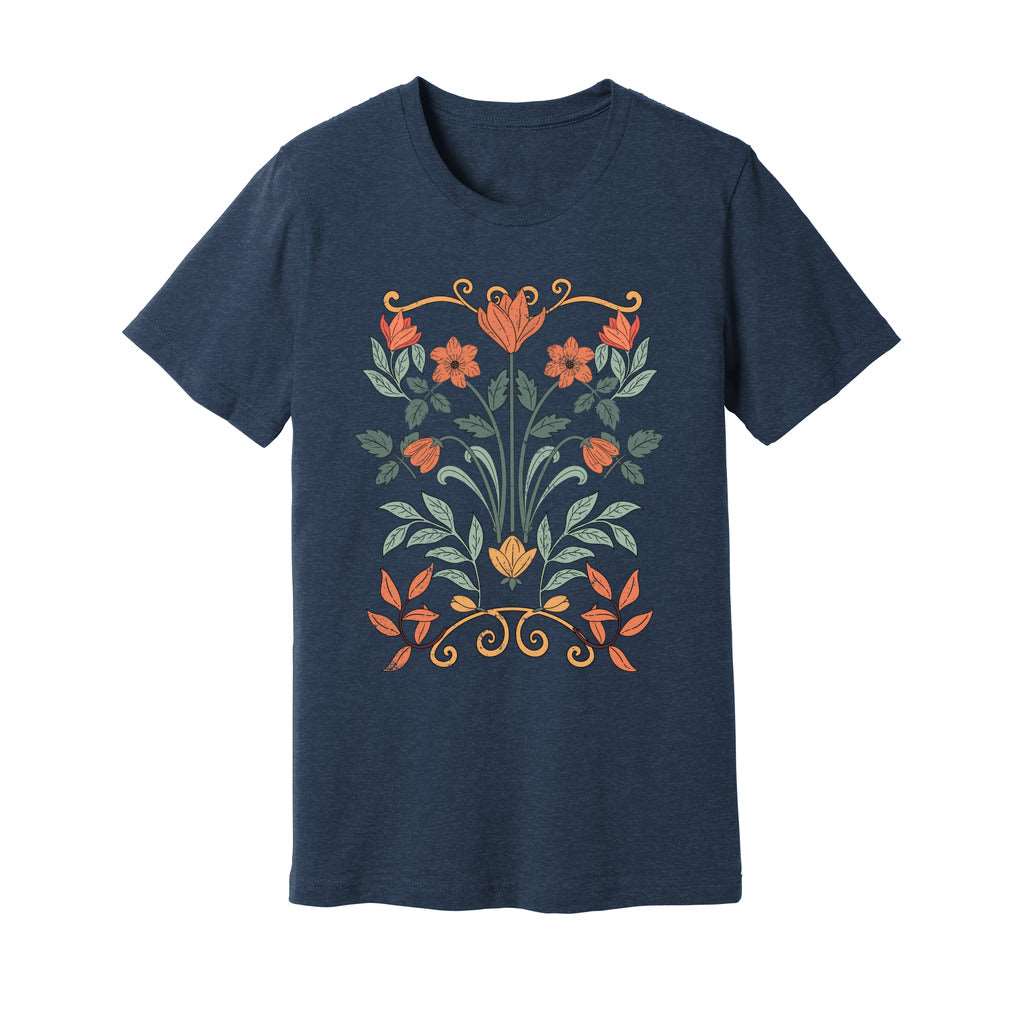 Floral Art Nouveau T-Shirt - Rue Mentana