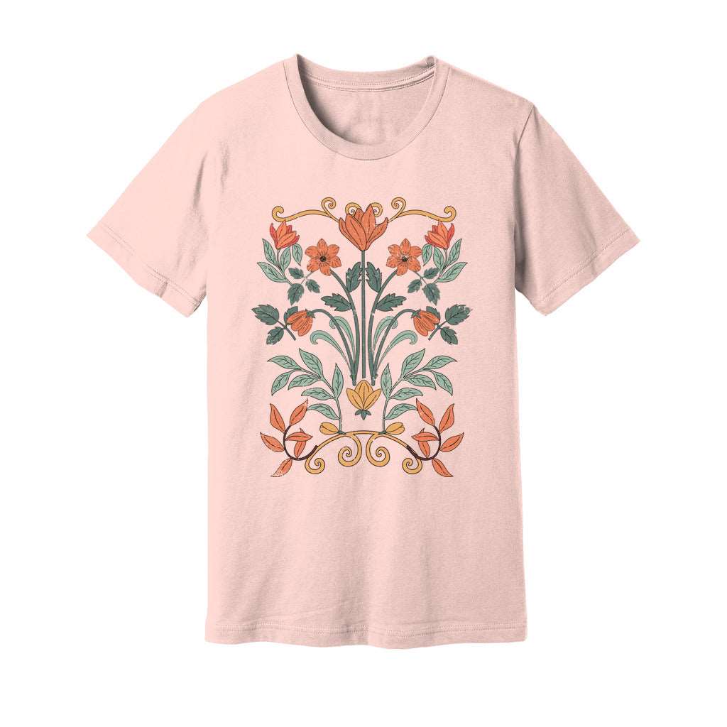Floral Art Nouveau T-Shirt - Rue Mentana