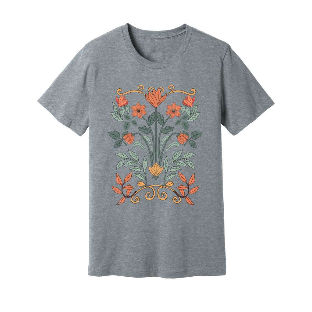 Floral Art Nouveau T-Shirt - Rue Mentana