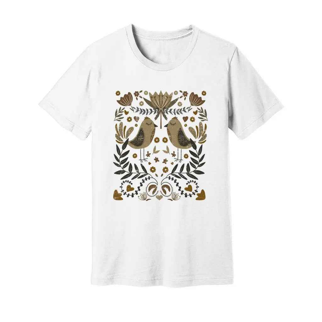 Bohemian Birds & Flowers T-Shirt