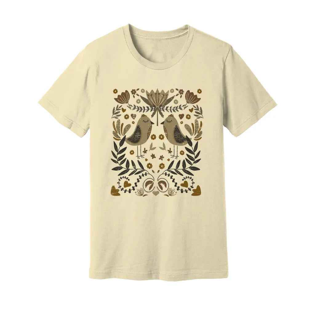 Bohemian Birds & Flowers T-Shirt