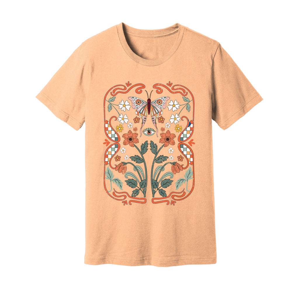 Art Nouveau Flowers T-Shirt - Rue Mentana