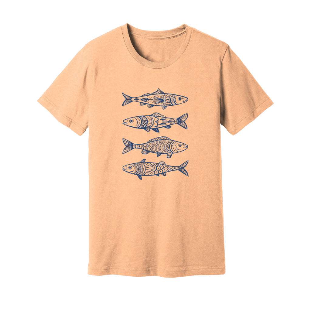 Boho Fish Pattern T-Shirt - Rue Mentana