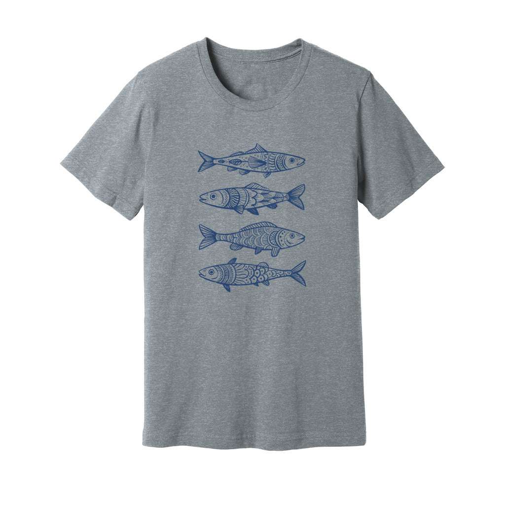 Boho Fish Pattern T-Shirt - Rue Mentana
