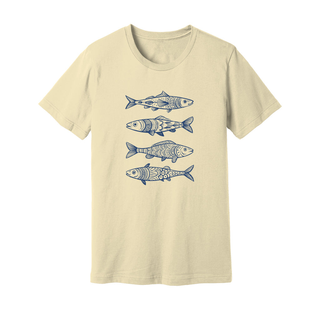 Boho Fish Pattern T-Shirt - Rue Mentana