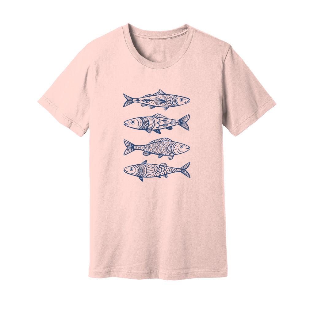 Boho Fish Pattern T-Shirt - Rue Mentana