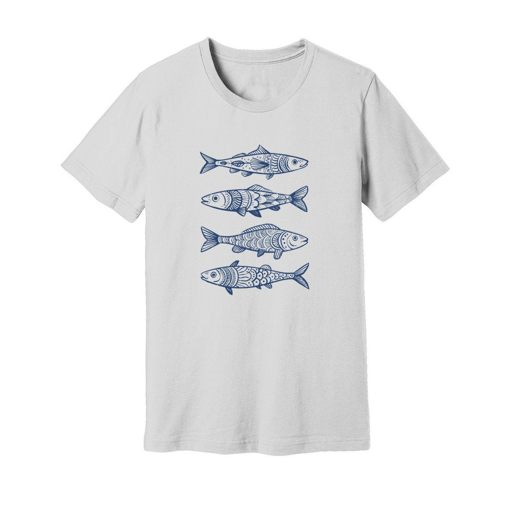 Boho Fish Pattern T-Shirt - Rue Mentana