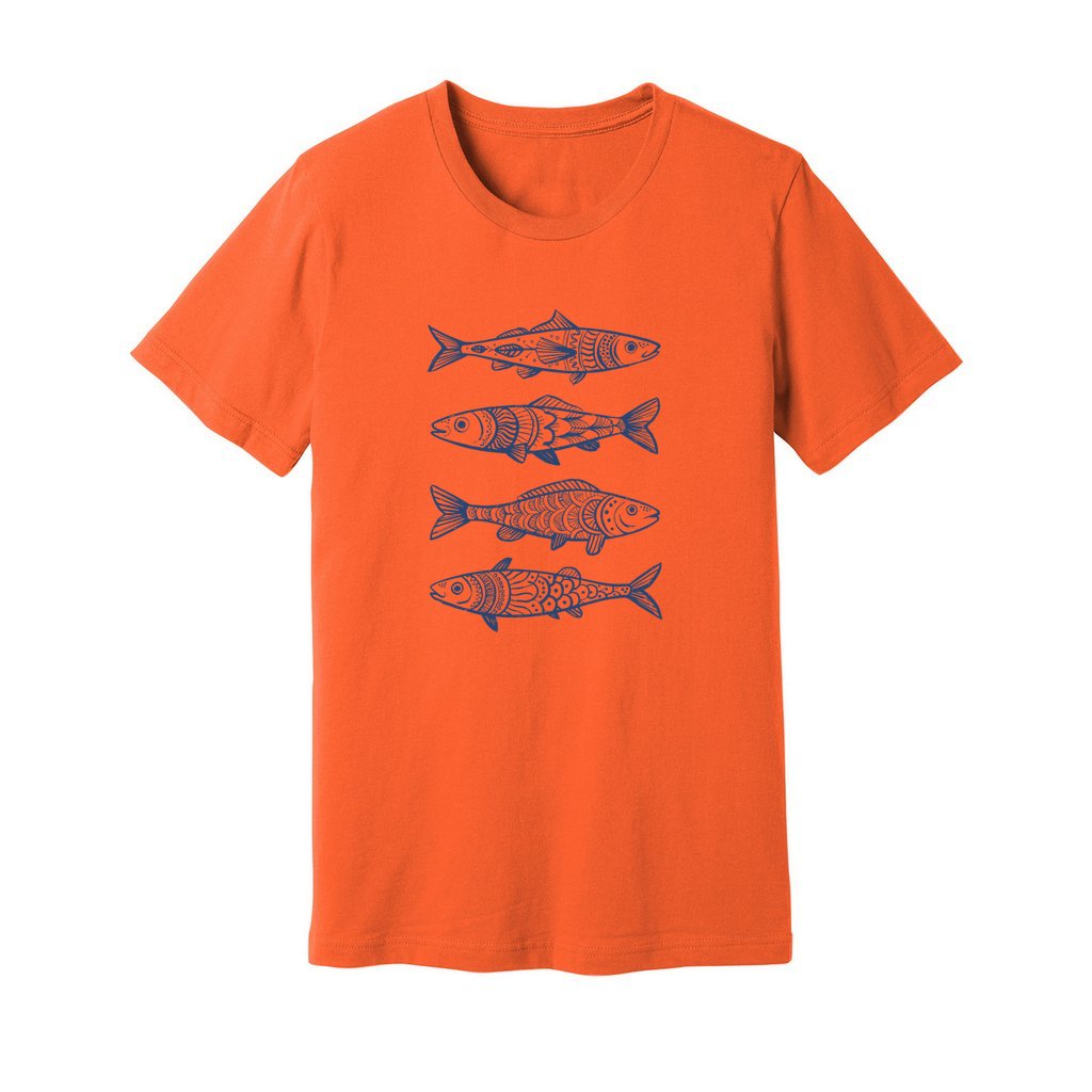 Boho Fish Pattern T-Shirt - Rue Mentana