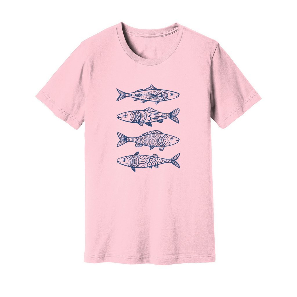 Boho Fish Pattern T-Shirt - Rue Mentana