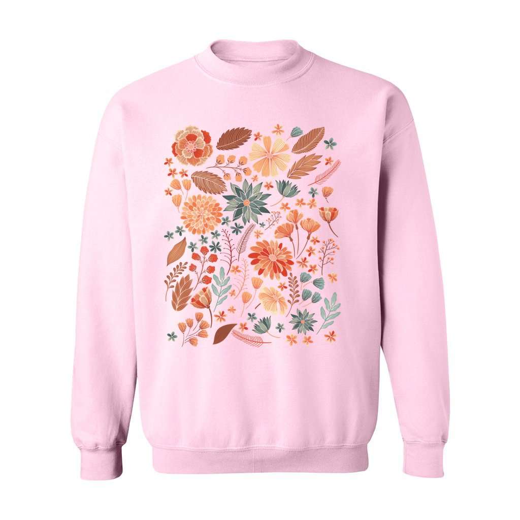 Rustic Pressed Flowers Sweatshirt - Rue Mentana