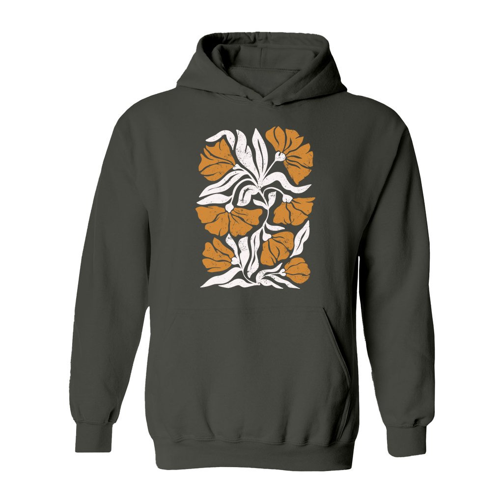 Abstract Flowers Hoodie - Rue Mentana