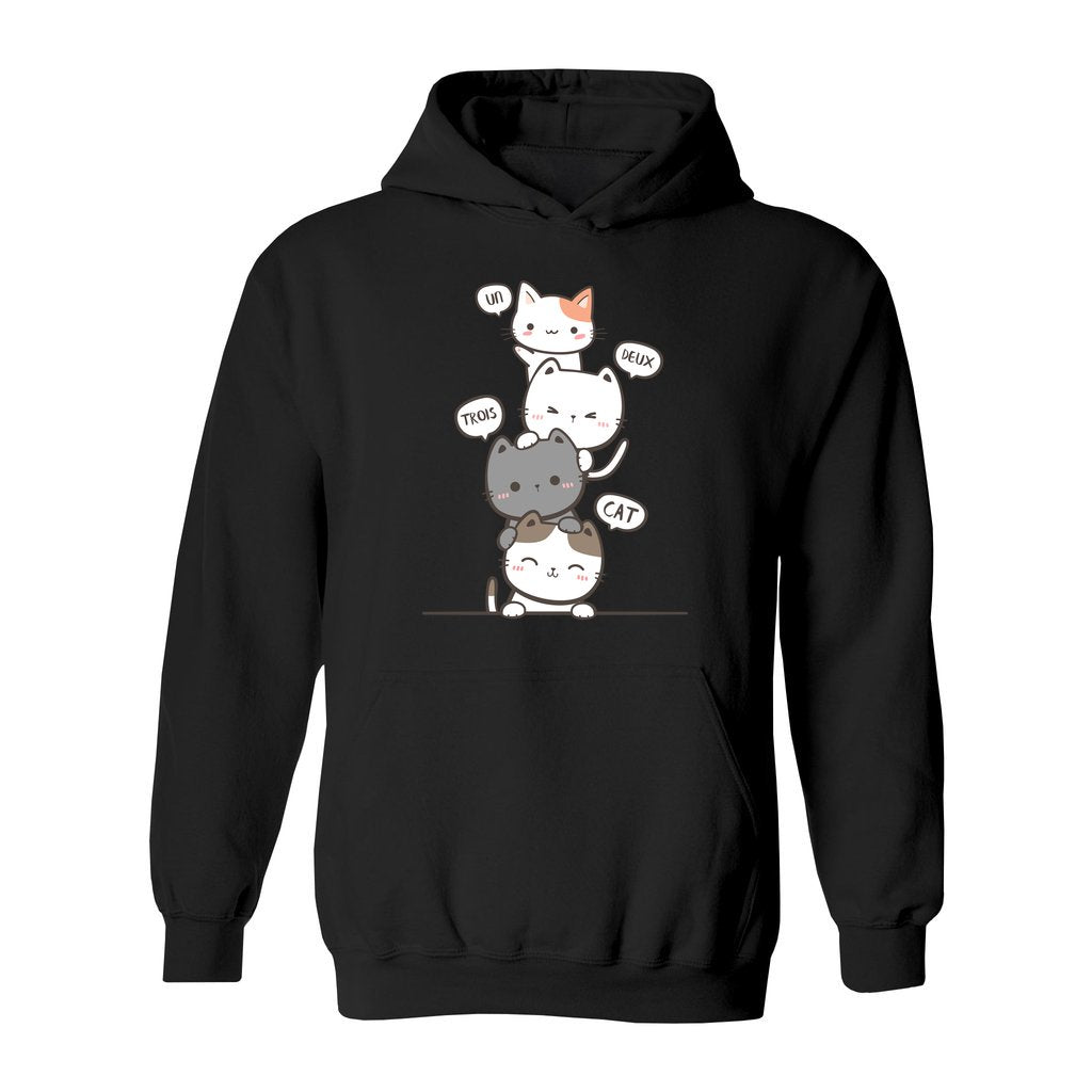 Un Deux Trois Cat Hoodie - Rue Mentana