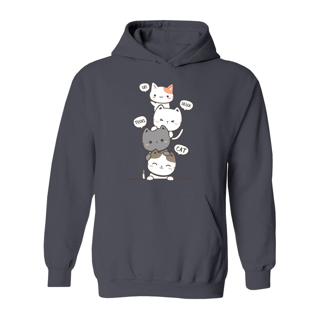 Un Deux Trois Cat Hoodie - Rue Mentana