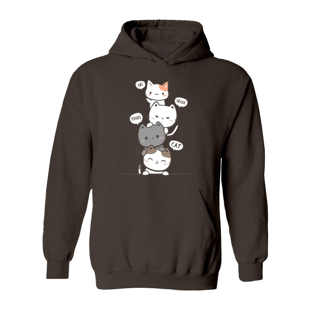 Un Deux Trois Cat Hoodie - Rue Mentana