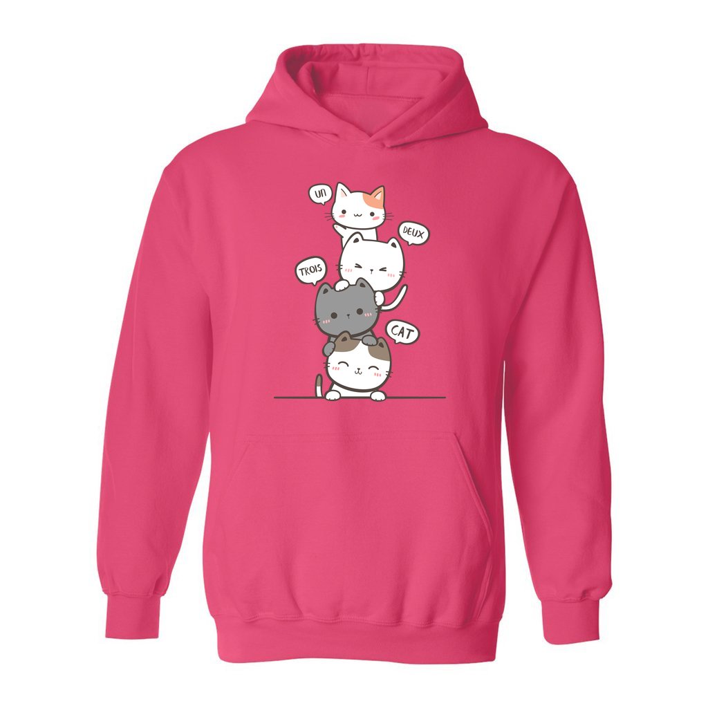 Un Deux Trois Cat Hoodie - Rue Mentana