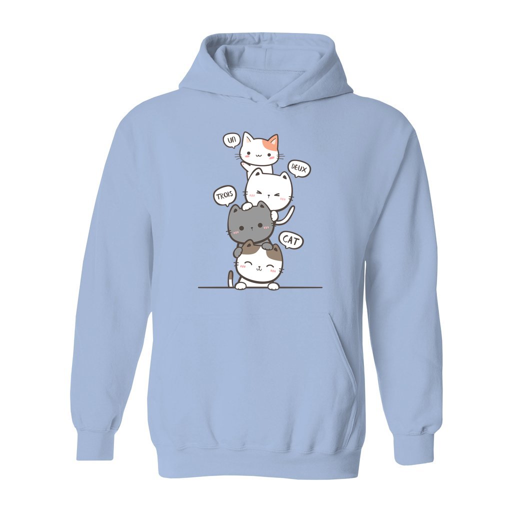 Un Deux Trois Cat Hoodie - Rue Mentana