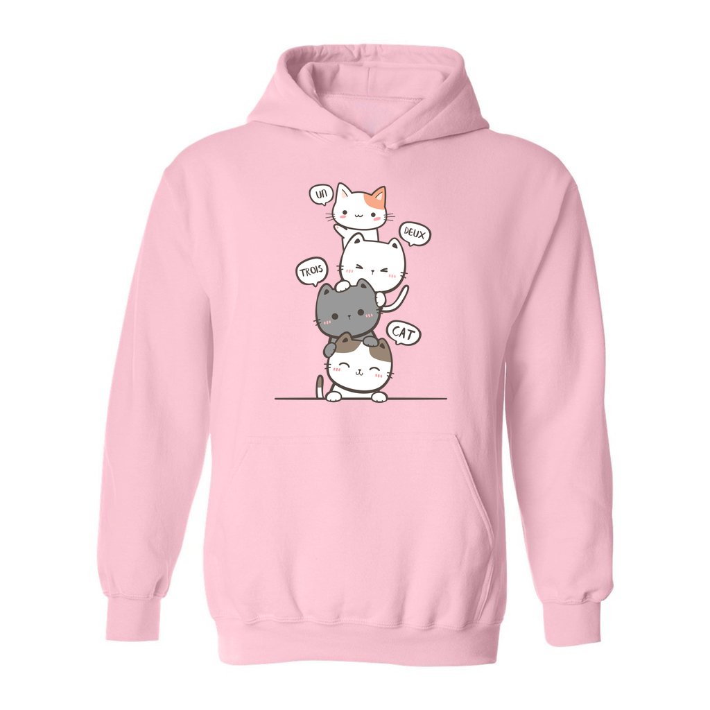 Un Deux Trois Cat Hoodie - Rue Mentana