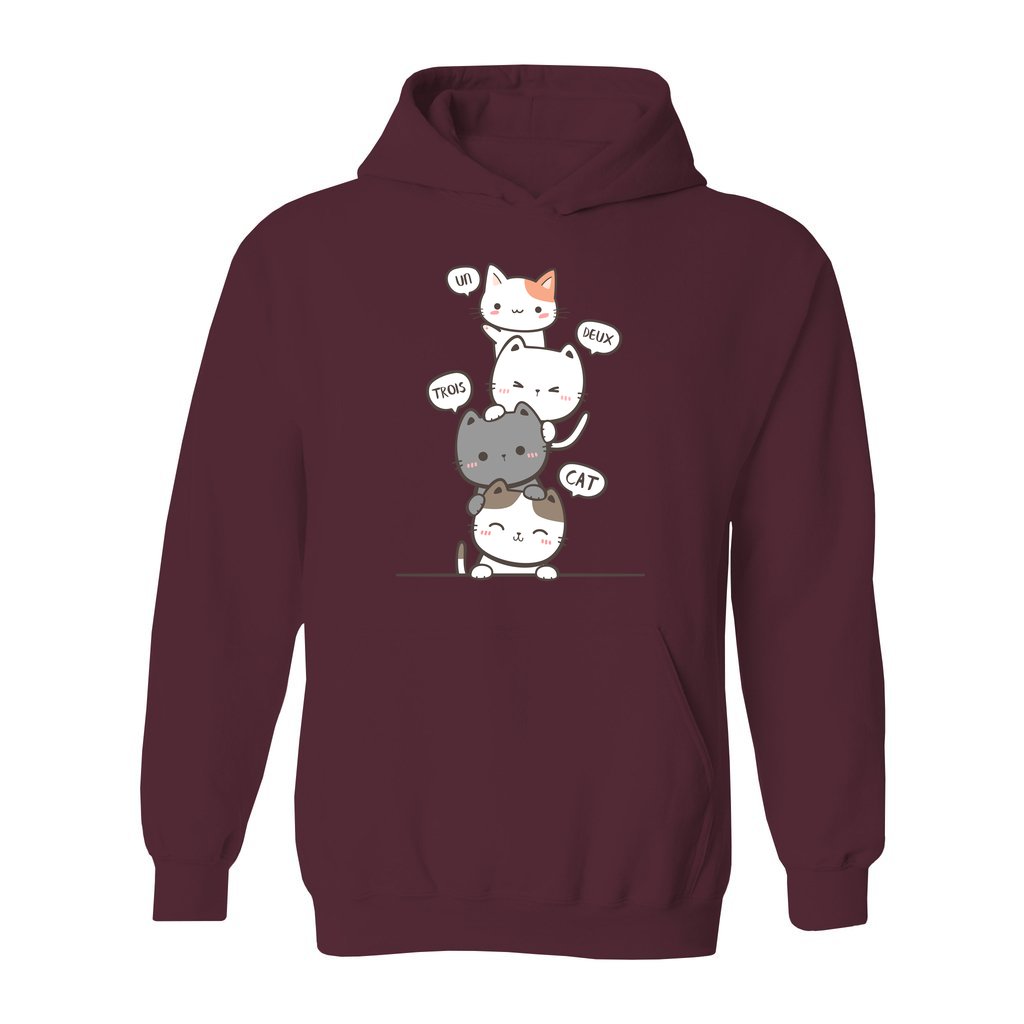 Un Deux Trois Cat Hoodie - Rue Mentana