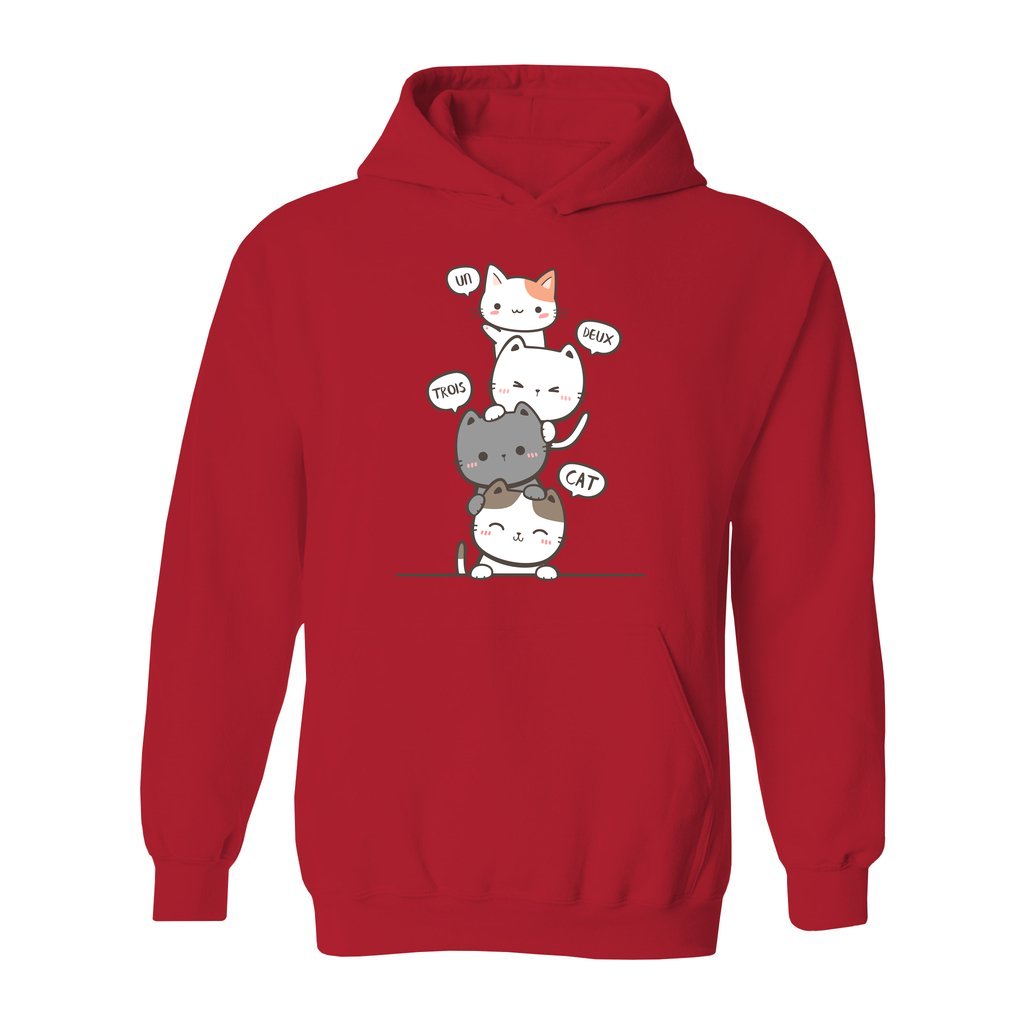 Un Deux Trois Cat Hoodie - Rue Mentana