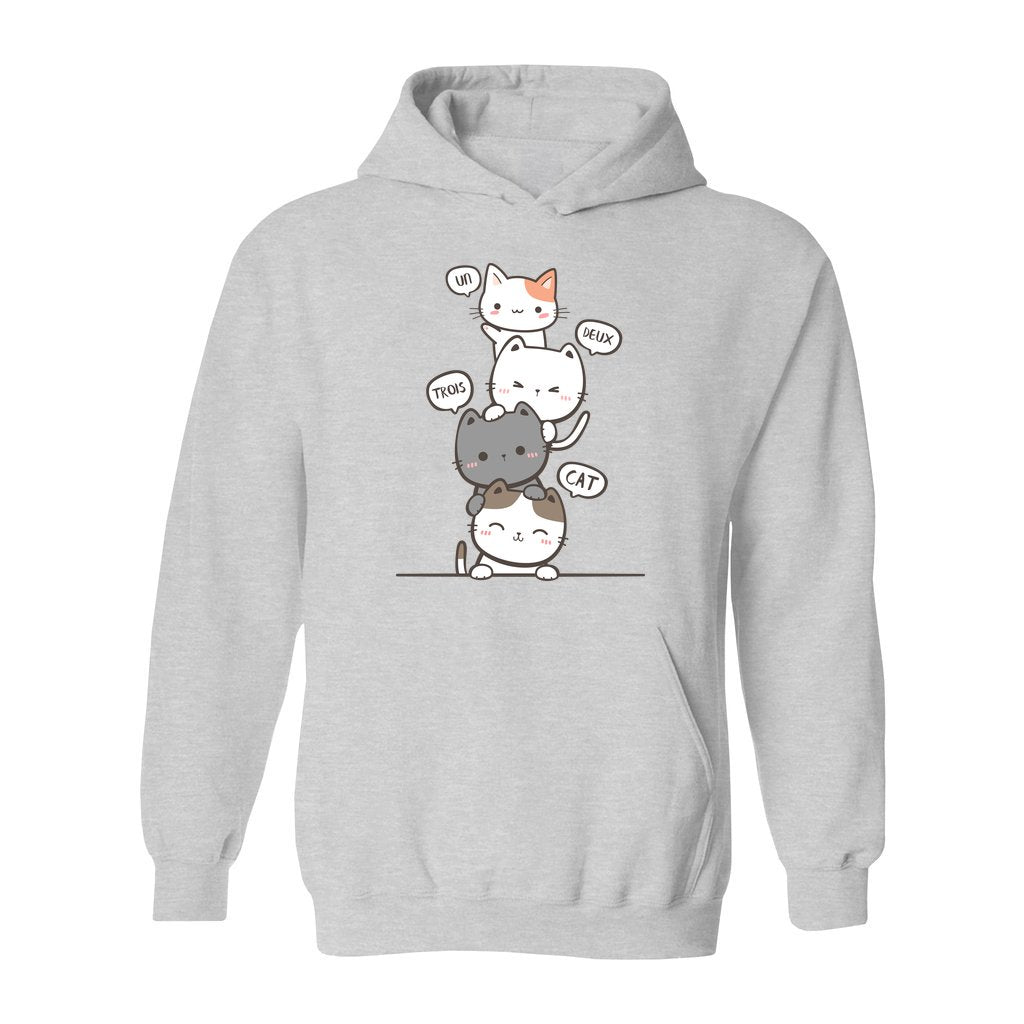 Un Deux Trois Cat Hoodie - Rue Mentana