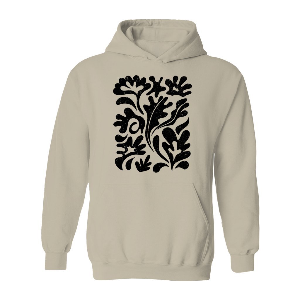 Matisse Black Floral Hoodie - Rue Mentana