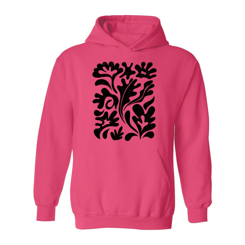 Matisse Black Floral Hoodie - Rue Mentana