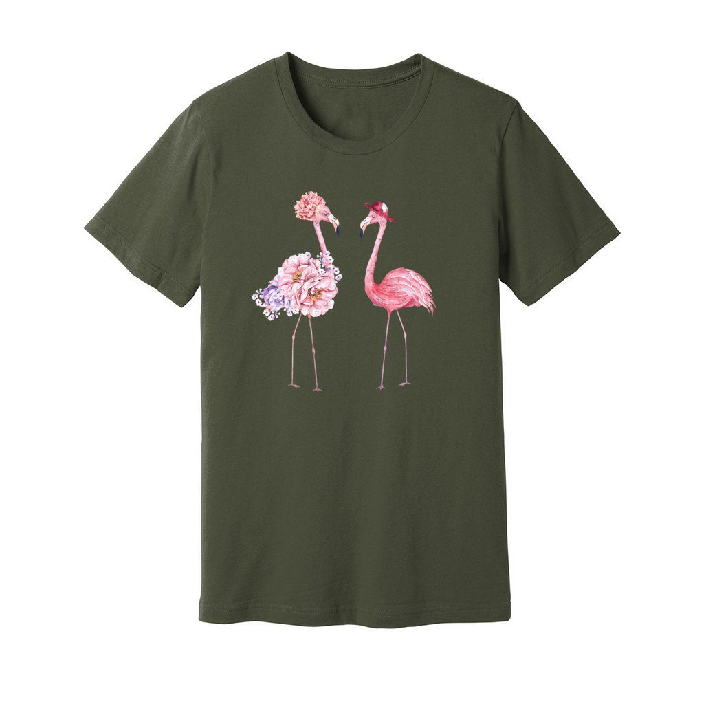 Floral Flamingo T-Shirt - Rue Mentana