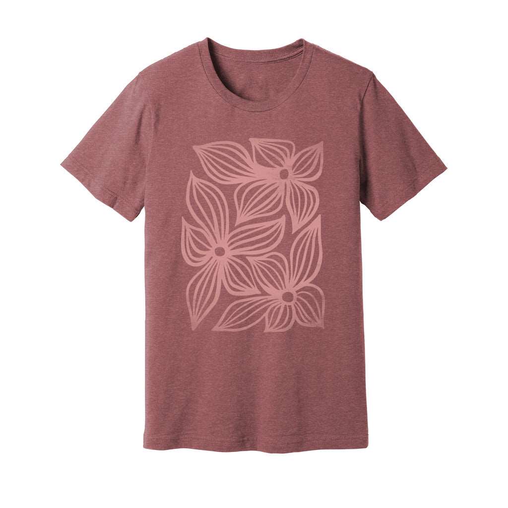 Pink Flowers T-Shirt - Rue Mentana