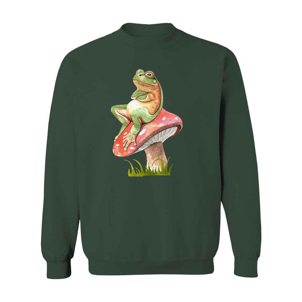 Frog on Mushroom Sweatshirt