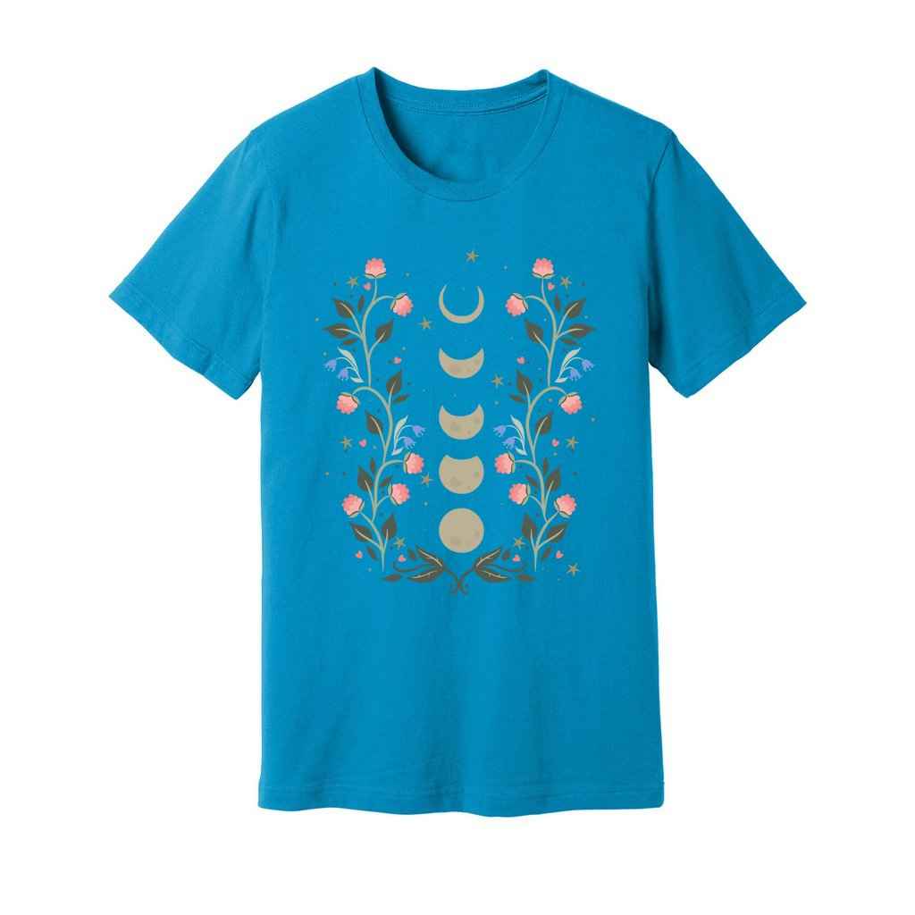 Floral Moon Phases T-Shirt