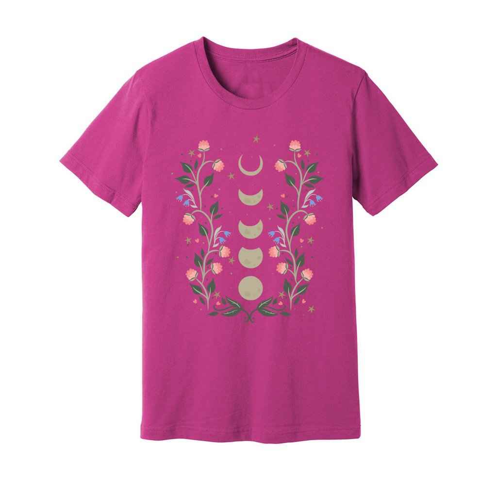 Floral Moon Phases T-Shirt