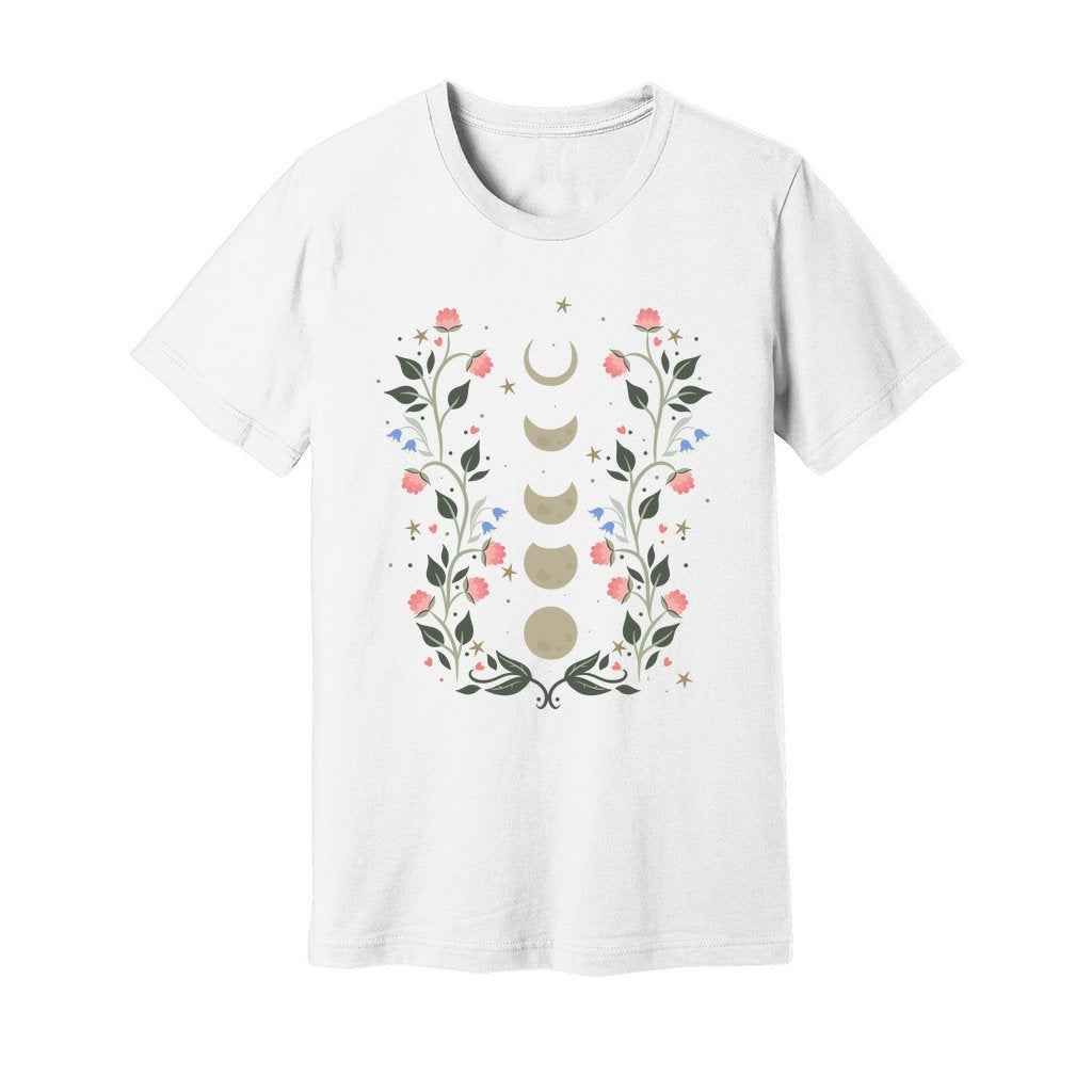 Floral Moon Phases T-Shirt