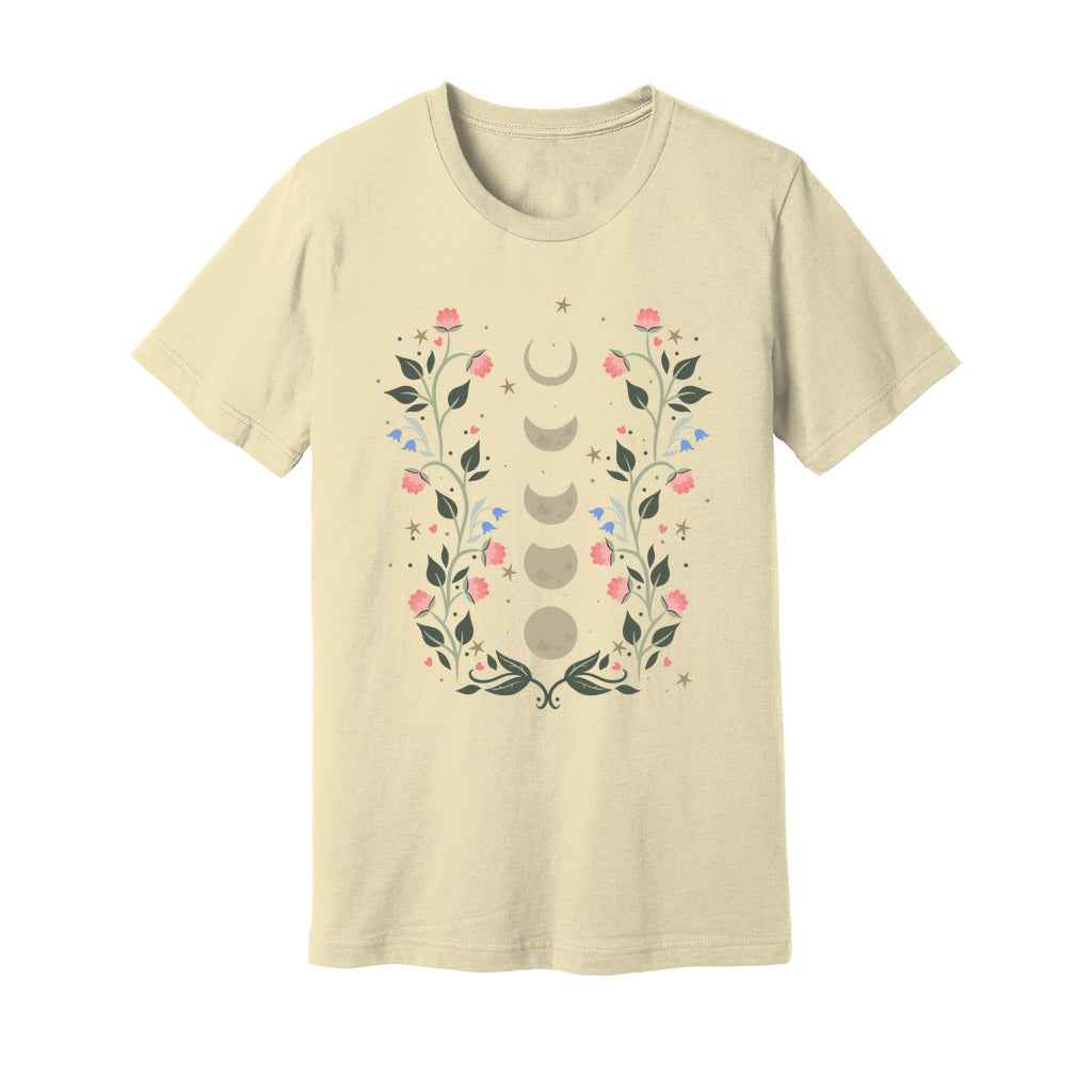 Floral Moon Phases T-Shirt
