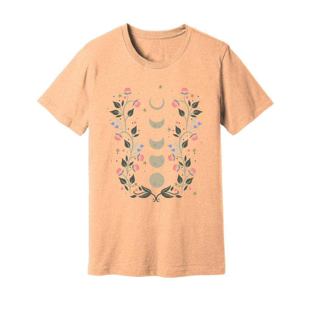 Floral Moon Phases T-Shirt