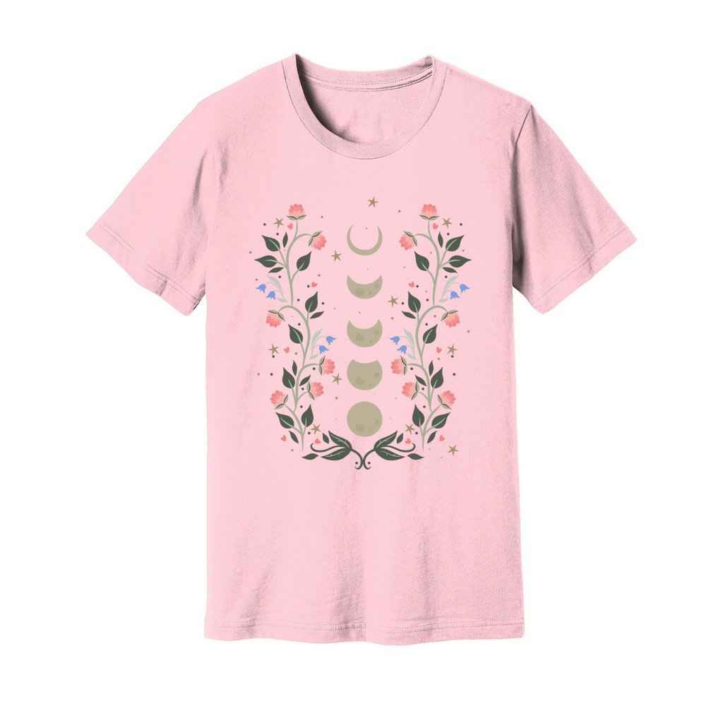 Floral Moon Phases T-Shirt