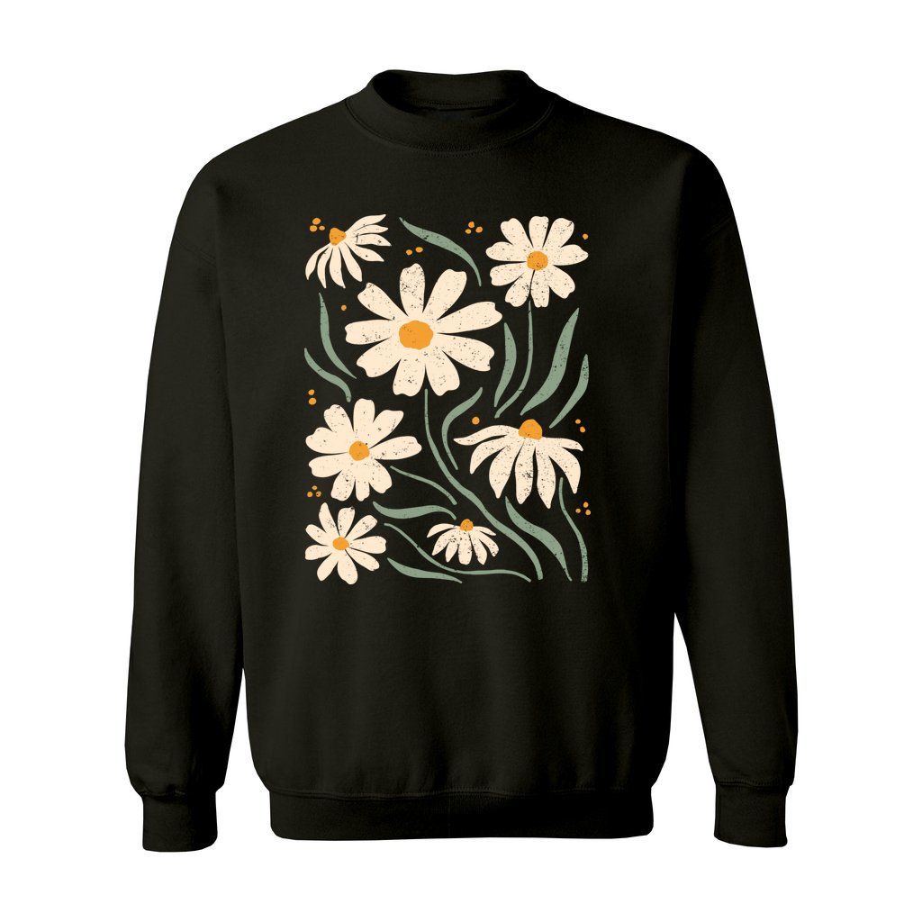 Boho Flowers Sweatshirt - Rue Mentana