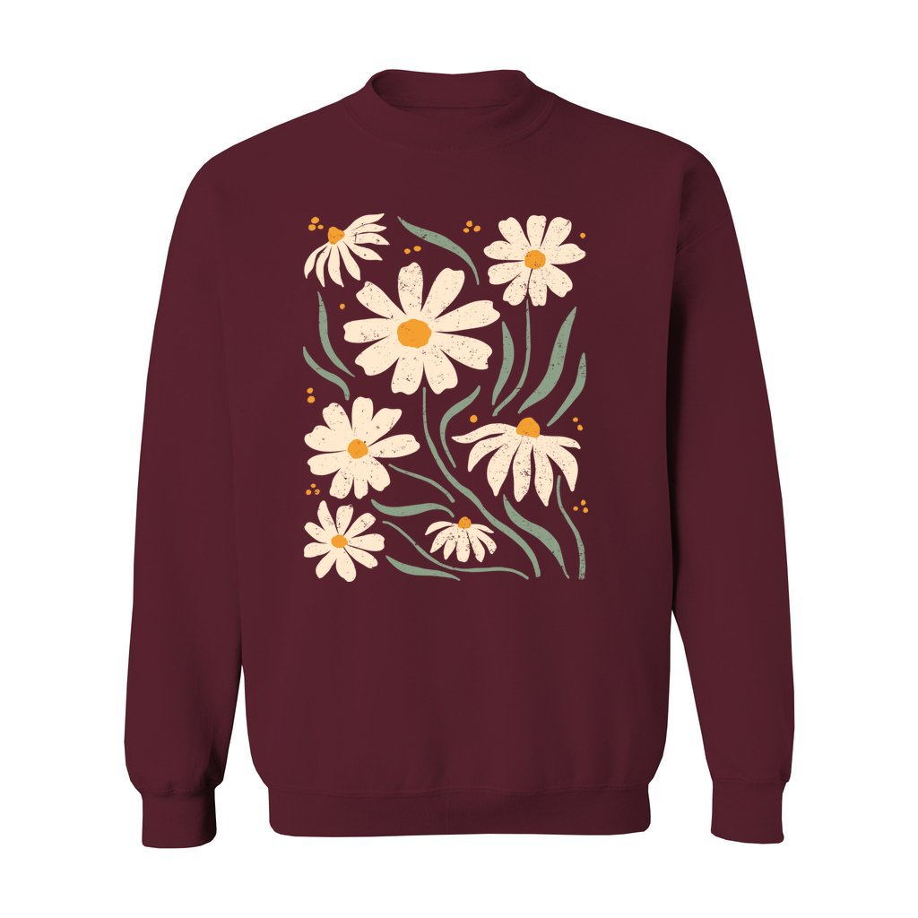 Boho Flowers Sweatshirt - Rue Mentana