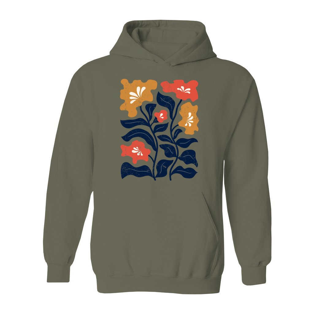Flowers Boho Hoodie - Rue Mentana