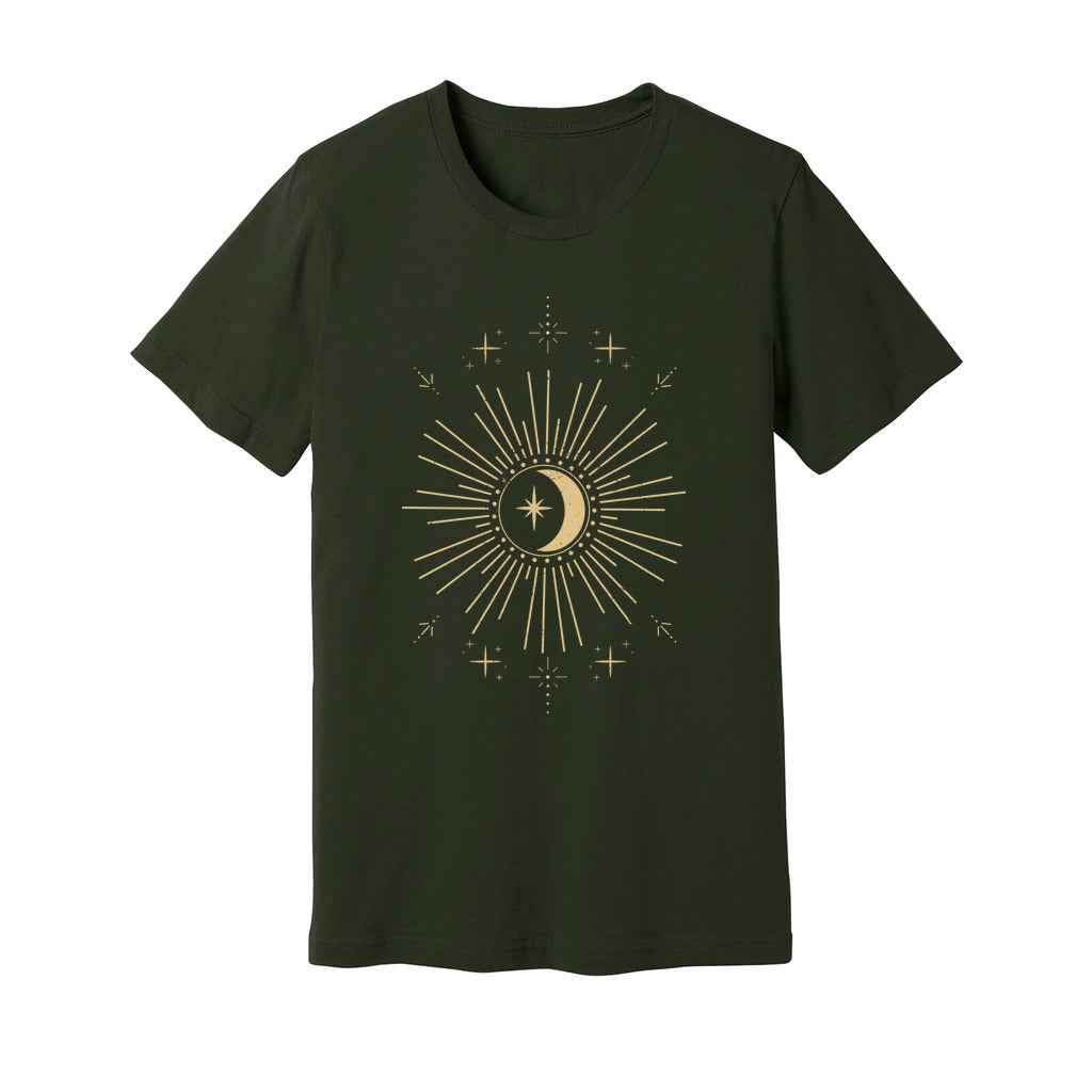 Night Sky Moon and Stars T-Shirt